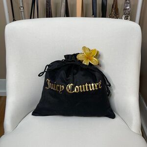 Juicy Couture Y2K Vintage Gold Logo Handbag Protective Drawstring Bag